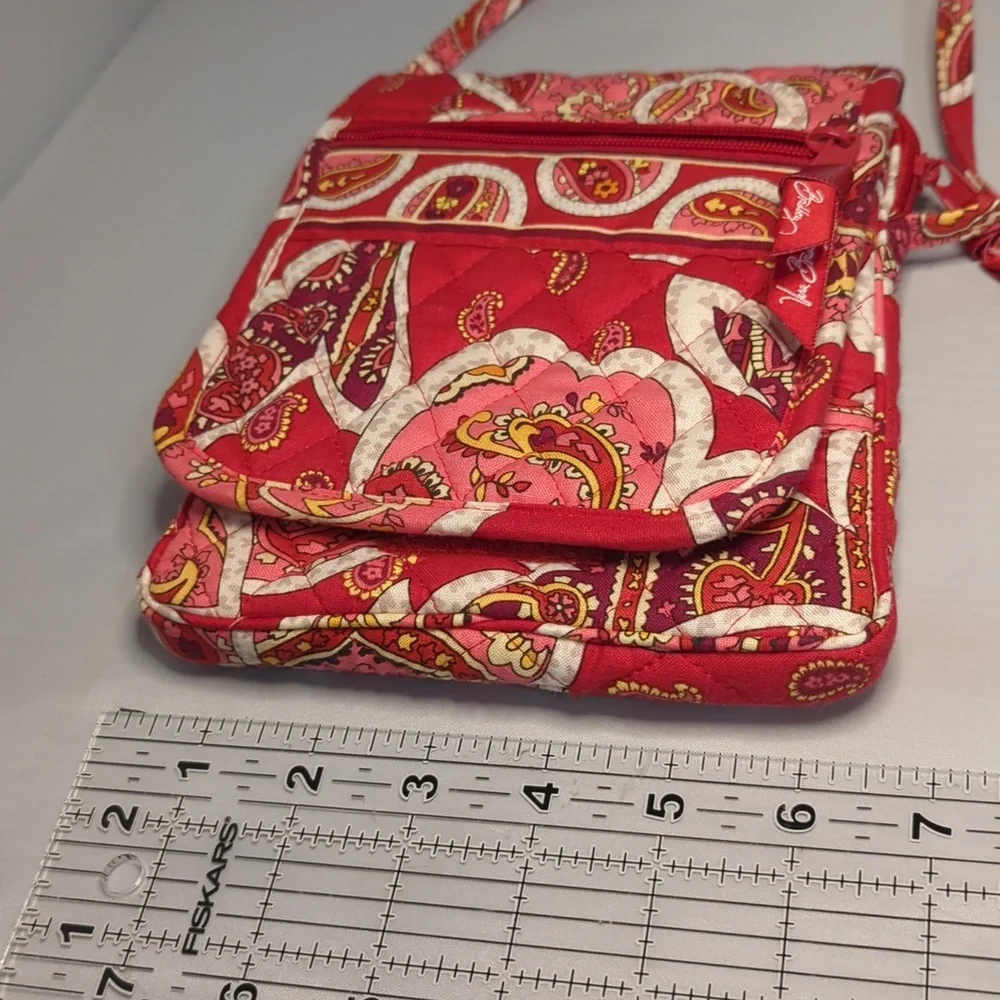 Vera Bradley Mini Hipster Purse Bag Rosy Posies Retired Print 2012